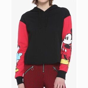 Disney Mickey & Minnie Mouse Sleeves Girls Hoodie‎